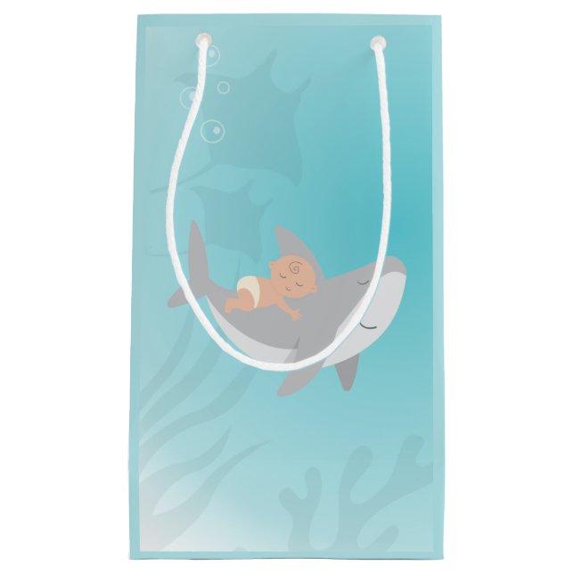Sweet Shark Baby Shower Gift-säck (Framsidan)
