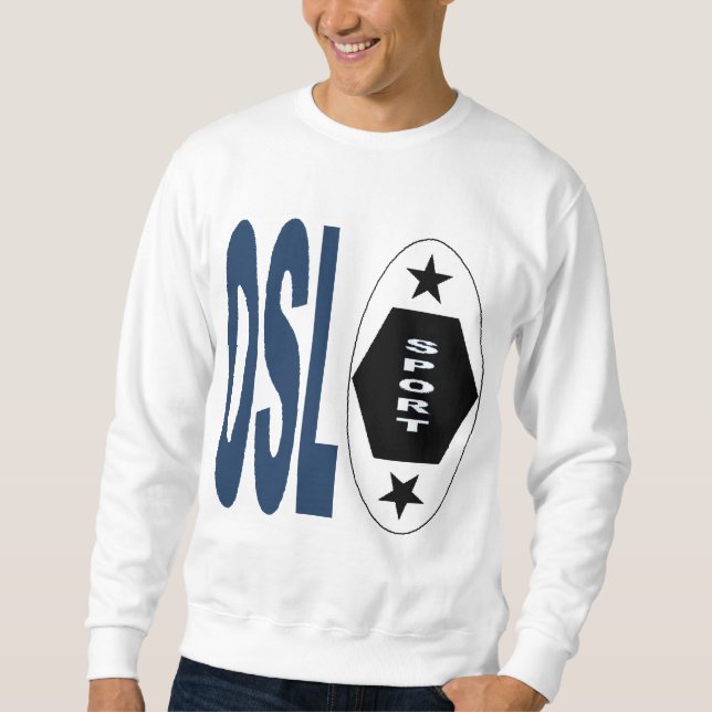 Sweet shirt blanc  OSLO  SPORT Lång Ärmad Tröja (Framsida)