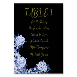 Sweet Shower Autumn Floral Wedding Bordsnummer