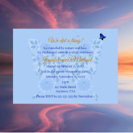 Sweet & Simple Elopement Announcement Invitation Inbjudningar