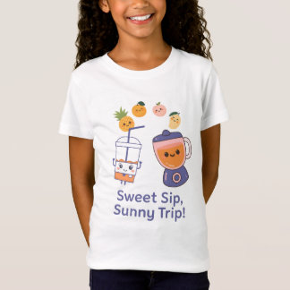 Sweet Sip, Sunny Trip – Kawaii Summer Smoothy  T Shirt