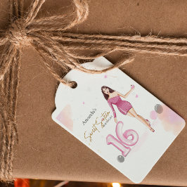 sweet sixteen, 16-årsdagen för lycklig, presentetikett