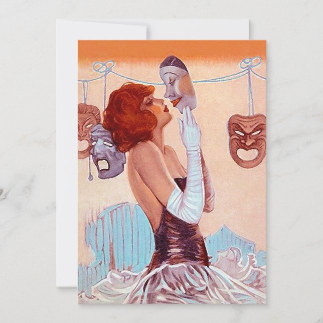 Sweet sixteen 16 inbjudningar för Theatrefilmtema (Framsida)