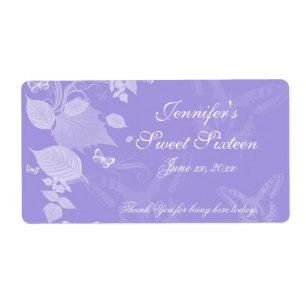 Sweet sixteen, Bat mitzvah, Lila Vit, Anpassningsb Fraktsedel