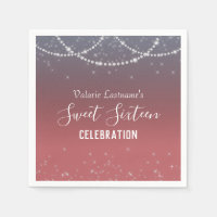 Sweet sixteen Birthday Celebration Ombre Diamond