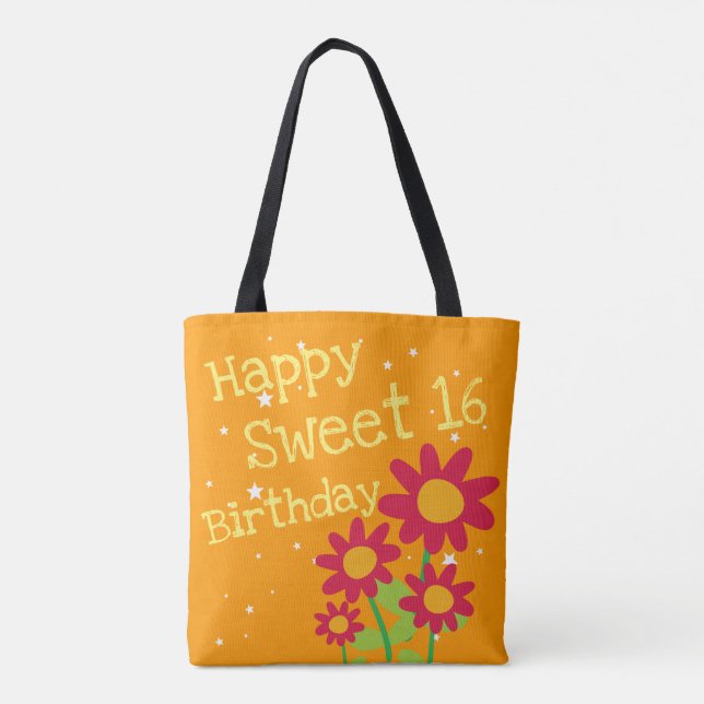 Sweet sixteen Birthday Gift Tygkasse (Baksida)