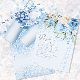 Sweet sixteen-blått ID912 för blommigt-miniatyrdia