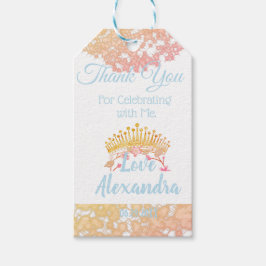 Sweet sixteen Fairytale Princess Photo Tack Presentetikett