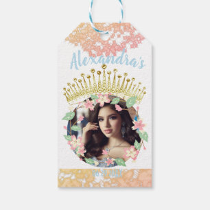 Sweet sixteen Fairytale Princess Photo Tack Presentetikett