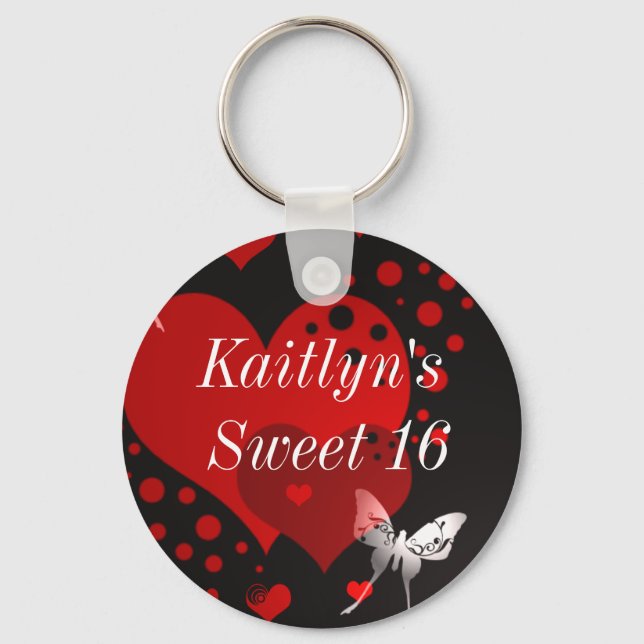 Sweet sixteen favoritNyckelring Nyckelring (Framsida)