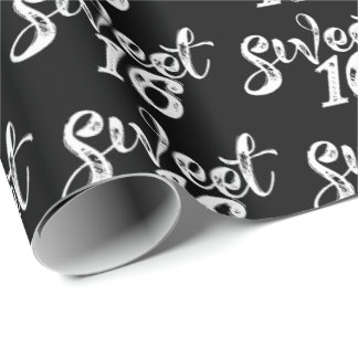 Sweet sixteen födelsedag sextonde 16:e presentpapper