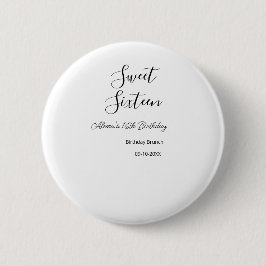 Sweet sixteen födelsedagsbrunch 16-årsdagen namn d knapp