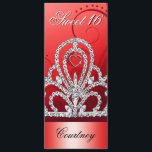 Sweet sixteen för Princess Tiara (den röda Inbjudningar<br><div class="desc">Djärv, rolig och modern sweet sixteen" inbjudan "för Princess Tiara. Denna mångsidiga inbjudan är passande för födelsedagar och många andra sakkunnigtillfällen. Tillgängligt i flera vibrerande färger. Använd orangen personifierar den knäppas över för att tillfoga din egna text. Sweet sixteen" inbjudan "för Princess som Tiara är designad vid Cheryl Daniels ©...</div>