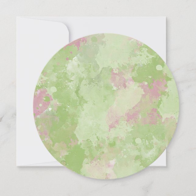 Sweet sixteen för Rosa av gigantisk färgton Inbjudningar (Framsida)