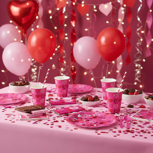Sweet sixteen Hearts & Kärlek Drink Coasters Underlägg Papper