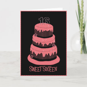 Sweet sixteen inbjudan