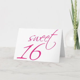 Sweet sixteen inbjudan