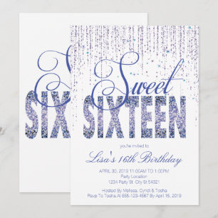Sweet sixteen, inbjudan till Glam Glitter