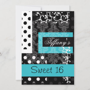 Sweet sixteen inbjudan till part