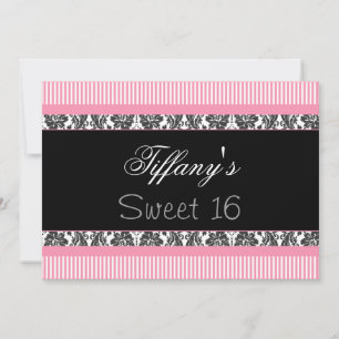 Sweet sixteen inbjudan till part