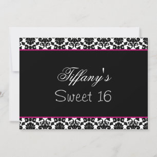 Sweet sixteen inbjudan till part