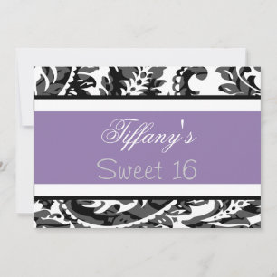 Sweet sixteen inbjudan till part