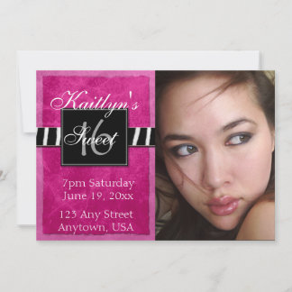 Sweet sixteen inbjudningar