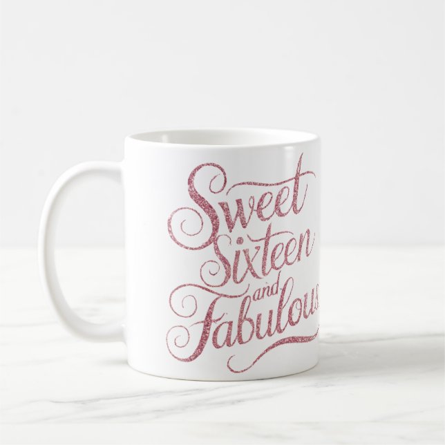 sweet sixteen kaffemugg (Vänster)