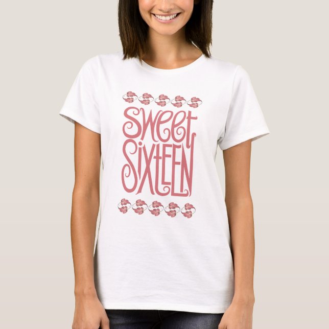 Sweet sixteen Löv T-shirt (Framsida)