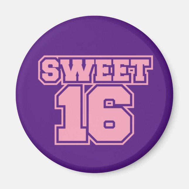Sweet sixteen magnet (Framsidan)