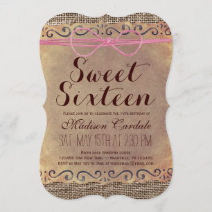 Sweet sixteen på helgdag - inbjudningar till Vinta