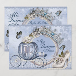 Sweet sixteen Quinceanera Birthday-inbjudan Inbjudningar