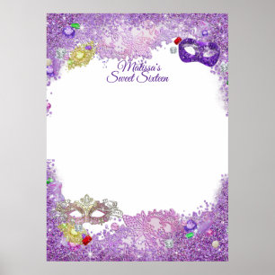 Sweet sixteen, Quinceanera, Masqueraingsignera Poster