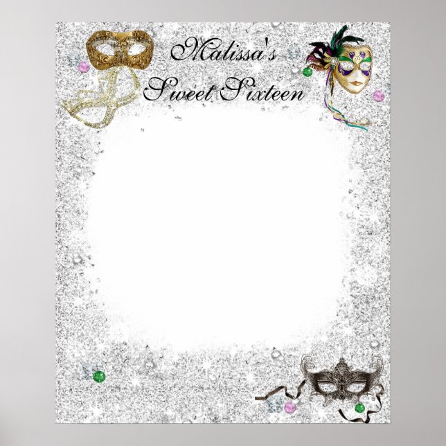 Sweet sixteen, Quinceanera, Masqueraingsignera Poster (Framsidan)