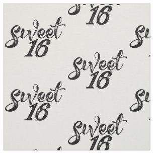 Sweet sixteen sextonde födelsedagen 16:e tyg