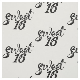 Sweet sixteen sextonde födelsedagen 16:e tyg