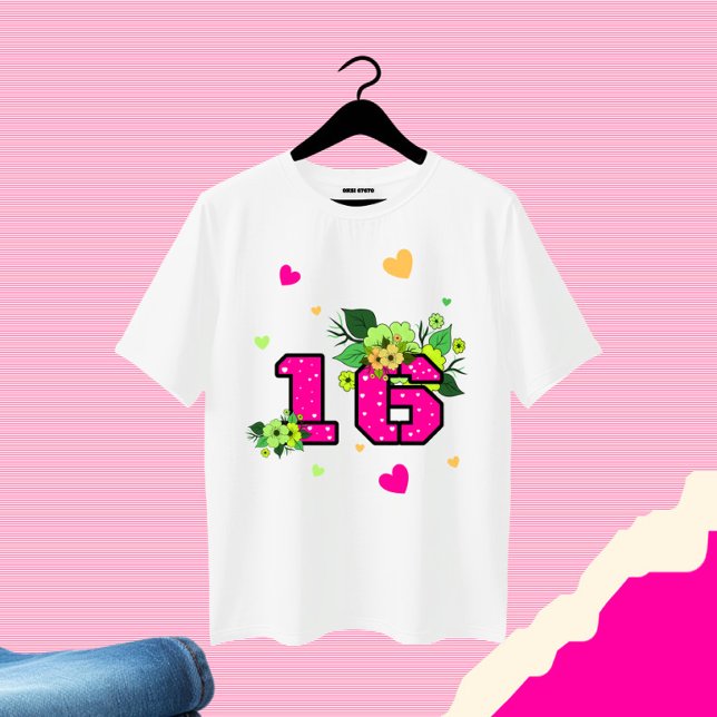 Sweet sixteen t shirt (Skapare uppladdad)