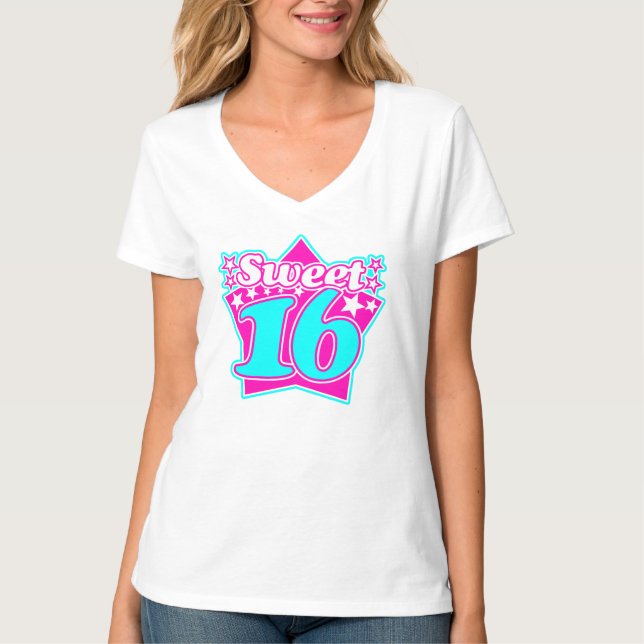 Sweet sixteen tee (Framsida)