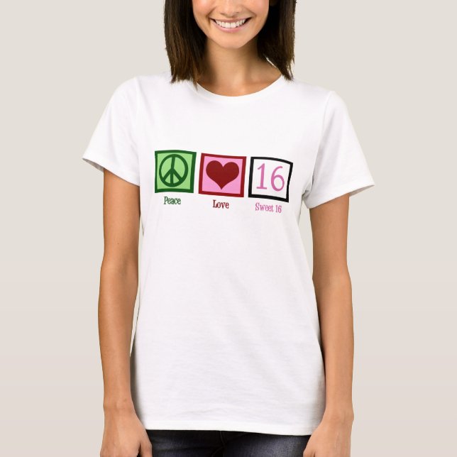 Sweet sixteen tee (Framsida)