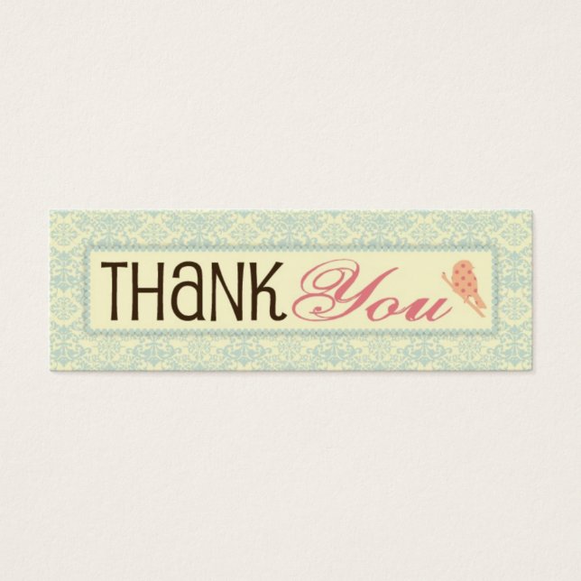 Sweet sixteen TY Smala Gift-Märkre Litet Visitkort (Framsidan)