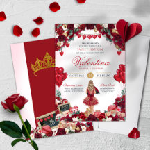 Sweet sixteen Valentine 16:e Födelsedagsfesten