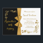 Sweet sixteenfödelsedaginbjudan, 16th, Gatsby Inbjudningar<br><div class="desc">Sweet sixteenfödelsedaginbjudan,  16th,  Gatsby stil,  svarten,  guld,  OSA inkluderar

Ta bort eller ändra oönskad information.
Har frågar du som ses våra andra produkter,  för en customization.
Tack för dina snälla kommentarer.</div>