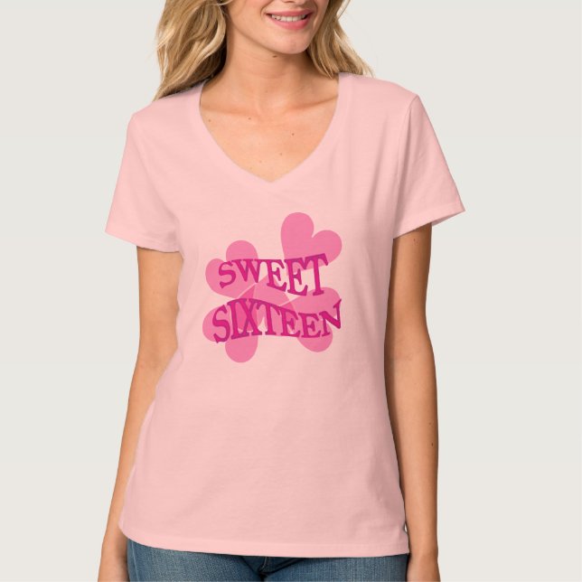 Sweet sixteenT-tröja Tee (Framsida)