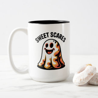 Sweet Skrämmer Funny Ghost Halloween mugg