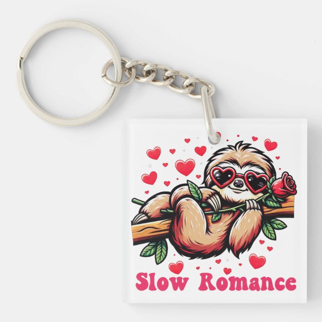 Sweet Sloth Moments: Valentindagen Slow Romantik (Framsidan)