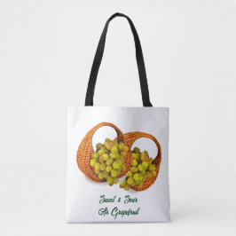 Sweet Sour Grapefruits Basket Trendig Shopping Tot Tygkasse