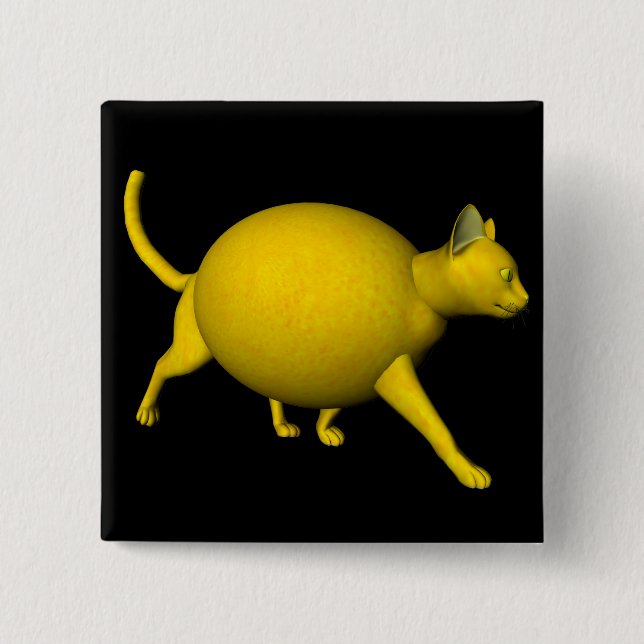 Sweet-Sour Lemon Cat Knapp (Framsida)