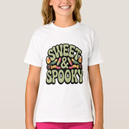Sweet Spooky Kids Halloween Candy Shirt T Shirt