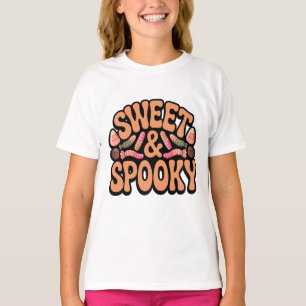 Sweet Spooky Kids Halloween Godis T-Shirt