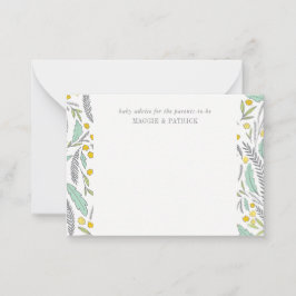 Sweet Sprigs Kön Neutral överordnad Advice Card Rådkort